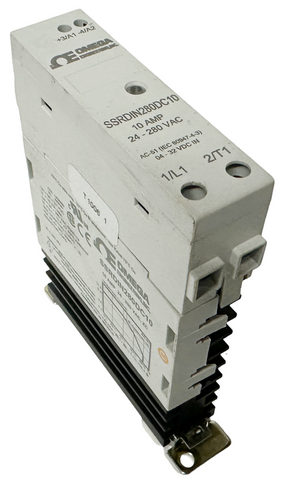 Omega SSRDIN280DC10 DIN Rail Solid State Relay 10 A 24-280 V