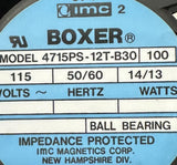 IMC Boxer 4715PS-12T-B30 Cooling Fan 115VAC 50/60 Hz 14/13 W