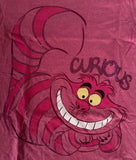 Disney Girls Alice In Wonderland Cheshire Cat Curios Pink Shirt Size Small