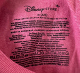 Disney Girls Alice In Wonderland Cheshire Cat Curios Pink Shirt Size Small