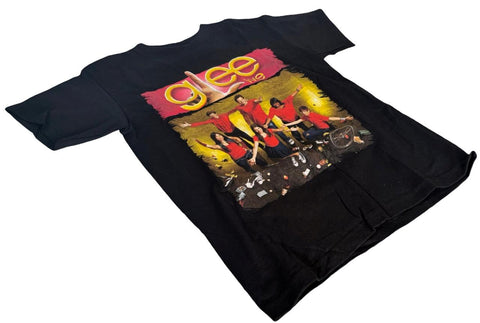 Anvil Youth Glee Live Cast Graphic Black Short Sleeve Shirt Size Medium