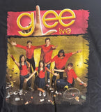 Anvil Youth Glee Live Cast Graphic Black Short Sleeve Shirt Size Medium