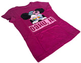 Disney Girls Minnie Mouse Shades Oahu Hawaii Graphic Pink Shirt Size Medium