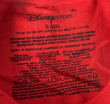 Disney Girls Beauty And The Beast Belle Graphic Red Short Sleeve Shirt Size S