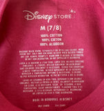 Disney Girls Princesses Graphic Pink Short Sleeve Shirt Size Medium