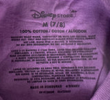 Disney Girls Mickey Mouse Graphic Purple Short Sleeve Shirt Size Medium