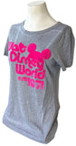 Disney Women's Walt Disney World est. 1971 Graphic Gray Shirt Size Medium