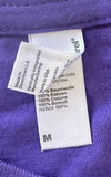 American Apparel Women's Fergie Graphic Purple Short Sleeve Shirt Size Medium