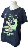 Disney Women's Mickey Mouse Mummy Mouse! 2012 Black Short Sleeve Shirt Size M