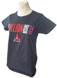 Gildan Women's 1 Billion Rising Strike Dance Rise! Graphic Black Shirt Size S