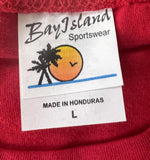 Bay Island Women's Bon Jovi Because We Can Tour 2013 Graphic Red Shirt Size L