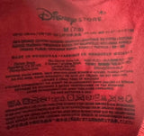 Disney Girls Minnie Mouse XOXO New York Red Short Sleeve Shirt Size Medium