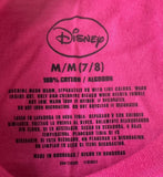 Disney Girls Minnie Mouse Oversized Bow Pink Short Sleeve Shirt Size Medium