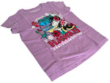 Disney Girls Minnie Mouse Beach Life Hawaii Beach Girl Purple Shirt Size Medium