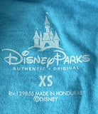 Disney Parks Girls The Little Mermaid Ariel Graphic Blue Shirt Size X-Small