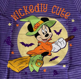 Disney Girls Minnie Mouse Wickedly Cute Purple Short Sleeve Shirt Size Small