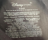 Disney Girls Classic Minnie Mouse Face Graphic Black Short Sleeve Shirt Size S