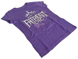 Disney Girls Snow White Evil Queen Fairest Purple Short Sleeve Shirt Size Medium