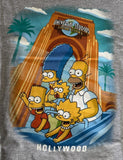 Anvil Youth Universal Studios Hollywood The Simpsons Gray Shirt Size X-Small