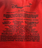 Disney Boys Mickey Mouse Donald Goofy & Pluto Rock & Roll Red Shirt Size Small