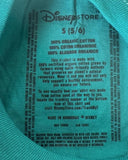 Disney Boys Goofy Graphic Teal Short Sleeve Shirt Size Small