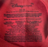 Disney Boys Mickey Mouse & Pluto Surfs Up Beach Life Hawaii Red Shirt Size XS