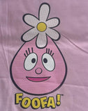 Rabbit Skins Youth Yo Gabba Gabba Foofa Graphic Pink Short Sleeve Shirt Size 7