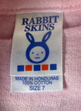 Rabbit Skins Youth Yo Gabba Gabba Foofa Graphic Pink Short Sleeve Shirt Size 7