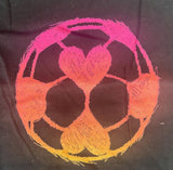 Puma Youth Love Soccer Graphic Black Short Sleeve Shirt Size Medium