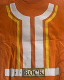 Alstyle Youth Yo Gabba Gabba DJ Lance Rock Graphic Orange Shirt Size Large