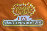 Alstyle Youth Yo Gabba Gabba DJ Lance Rock Graphic Orange Shirt Size Large