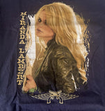 Anvil Youth Miranda Lambert Graphic Navy Short Sleeve Shirt Size Medium
