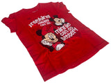 Disney Girls Anything Mickey Mouse Can Do Minnie Can Do Better Red Shirt Size M