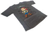 Disney Boys Jake And The Never Land Pirates 100% Pirate Gray Shirt Size Medium