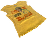 Kavio Girls Damian McGinty Graphic Yellow Short Sleeve Shirt Size Large