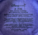 Disney Girls Minnie Mouse Too Cute To Spook Graphic Purple Shirt Size Medium