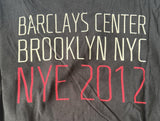 Tultex Women's Jay-Z & Coldplay Brooklyn 12.31.12 Black Shirt Size Large