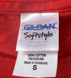 Gildan Women's Rihanna World Tour 2013 Red Short Sleeve Shirt Size Small