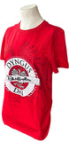 Gildan Women's Buffalo Dyngus Day Graphic Red Short Sleeve Shirt Size Small