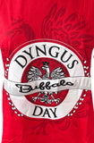 Gildan Women's Buffalo Dyngus Day Graphic Red Short Sleeve Shirt Size Small