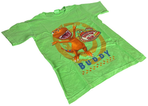 Authentic Pigment Boys Dinosaur Train Live Buddy Graphic Green Shirt Size XS
