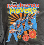 Anvil Youth Disney Imagination Movers Graphic Black Short Sleeve Shirt Size M