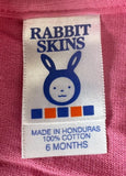 Rabbit Skins BrewThru Summer 2012 Keep'n It Cool Pink Shirt Size 6 Months