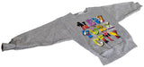 Hanes Boys Mickey & Friends New York City Gray Pullover Sweatshirt Size XS