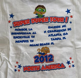 Rabbit Skins Super Why Live You've Got The Power 2012 Graphic White Shirt Size 4