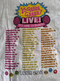Anvil Youth Yo Gabba Gabba It's Time To Dance Tour 2011 White Shirt Size Large