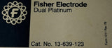 Fisher Scientific 13-639-123 Dual Platinum Electrode