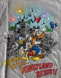 Disney Mickey & Friends I'm Going To The Disneyland Resort Gray Shirt Size XS