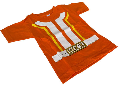 Alstyle Yo Gabba Gabba! DJ Lance Rock Belt Graphic Orange Shirt Size 3T