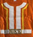 Alstyle Yo Gabba Gabba! DJ Lance Rock Belt Graphic Orange Shirt Size 3T